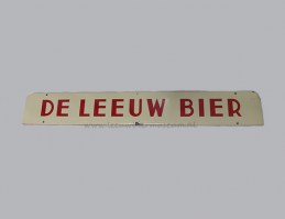 emaille bord rechthoek leew bier
